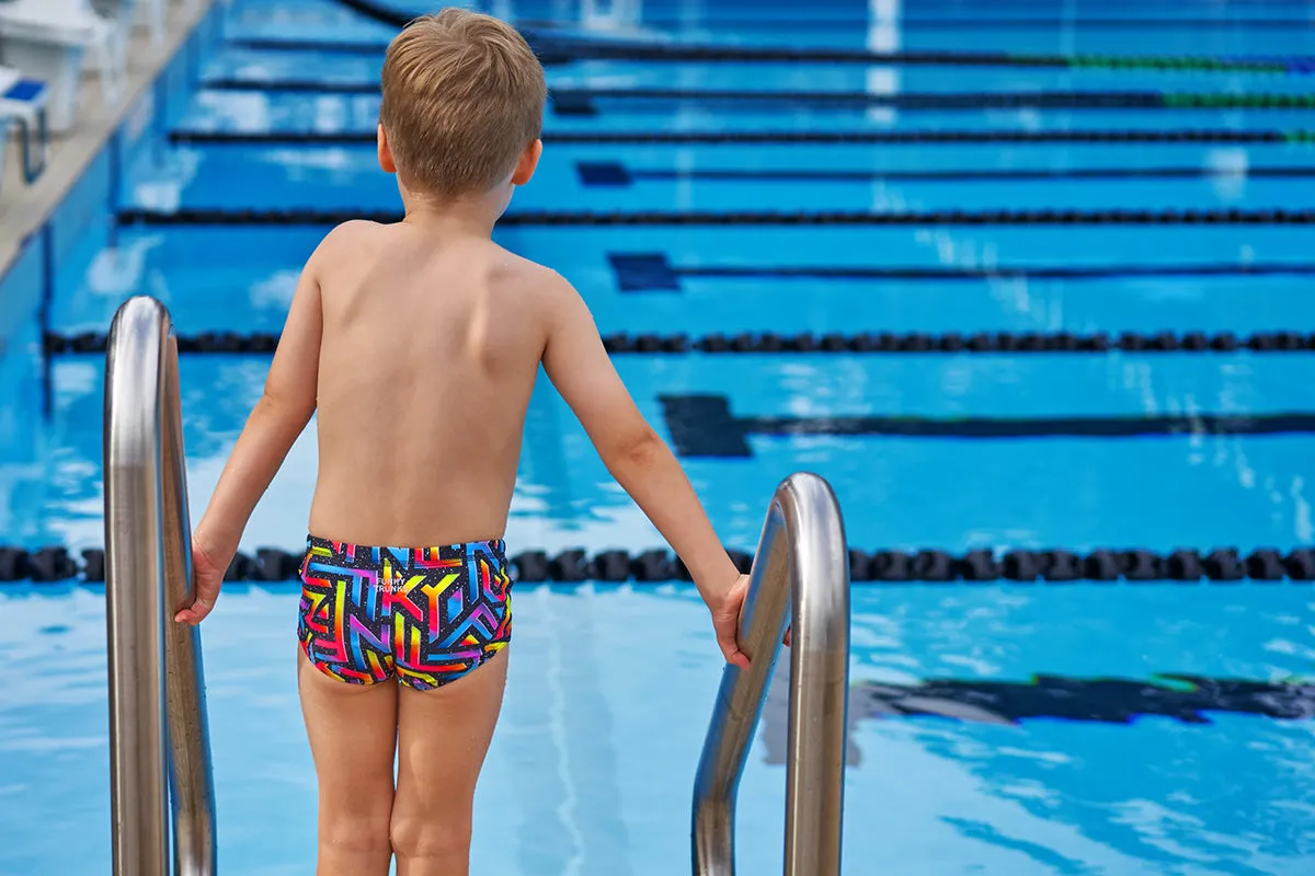 Funky Trunks - Brand Galaxy - Toddler Boys Printed Trunks