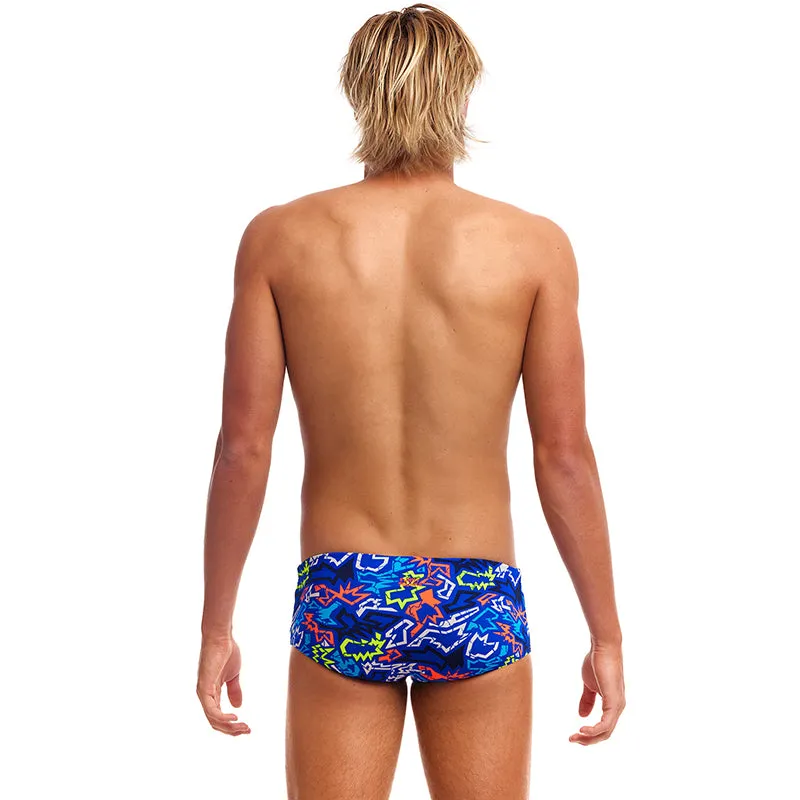Funky Trunks - Broken Hearts - Mens Eco Sidewinder Trunks