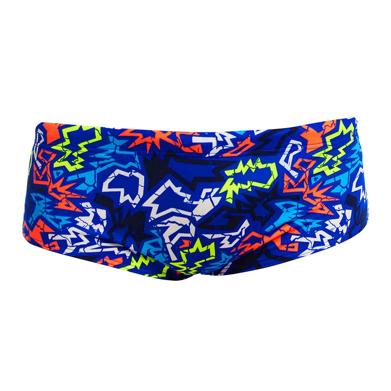 Funky Trunks - Broken Hearts - Mens Eco Sidewinder Trunks
