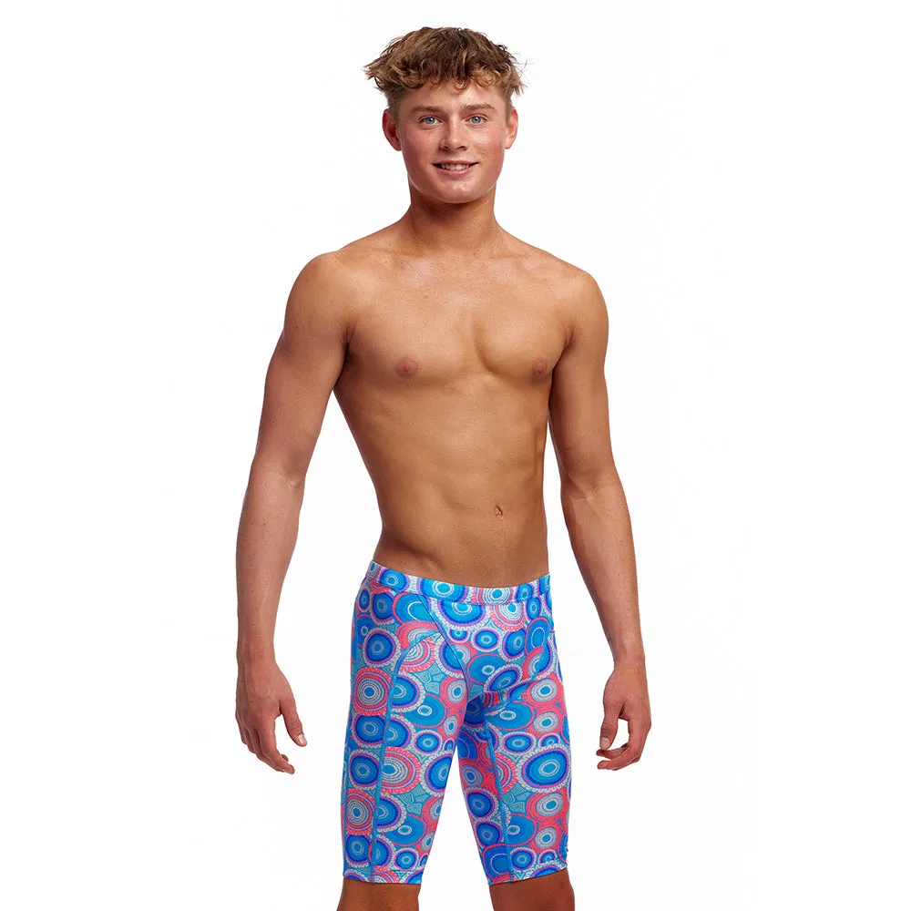 Funky Trunks Bundjalung Blue Boys Training Jammers