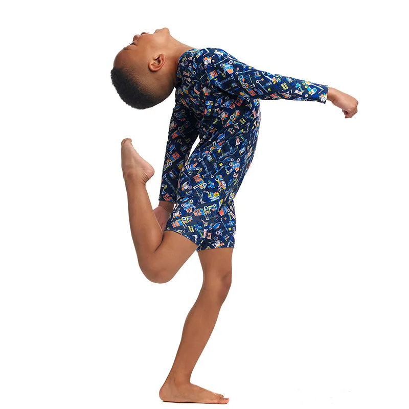 Funky Trunks - Can We Build It? - Toddler Boys Go Jump Suit