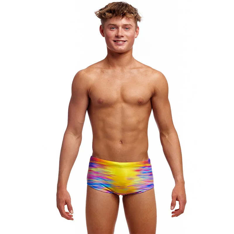 Funky Trunks - Darkinjung Sunset - Boys Eco Sidewinder Trunks