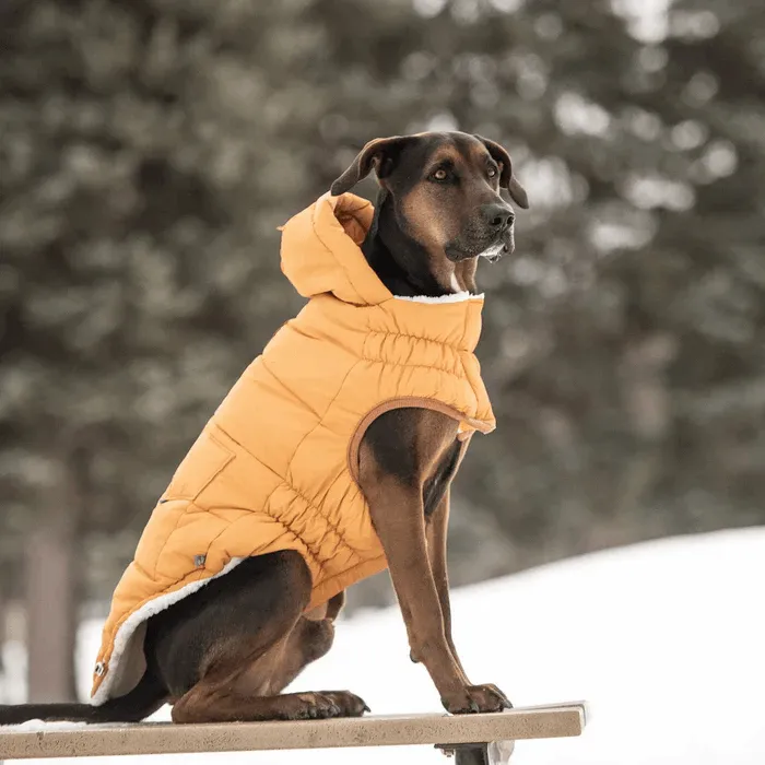 GF Pet Super Puff Parka Yellow For Dogs