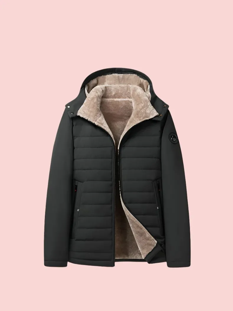 High-Quality Winter Plus Size Cotton-Padded Jackets for Middle-Aged & Elderly Men