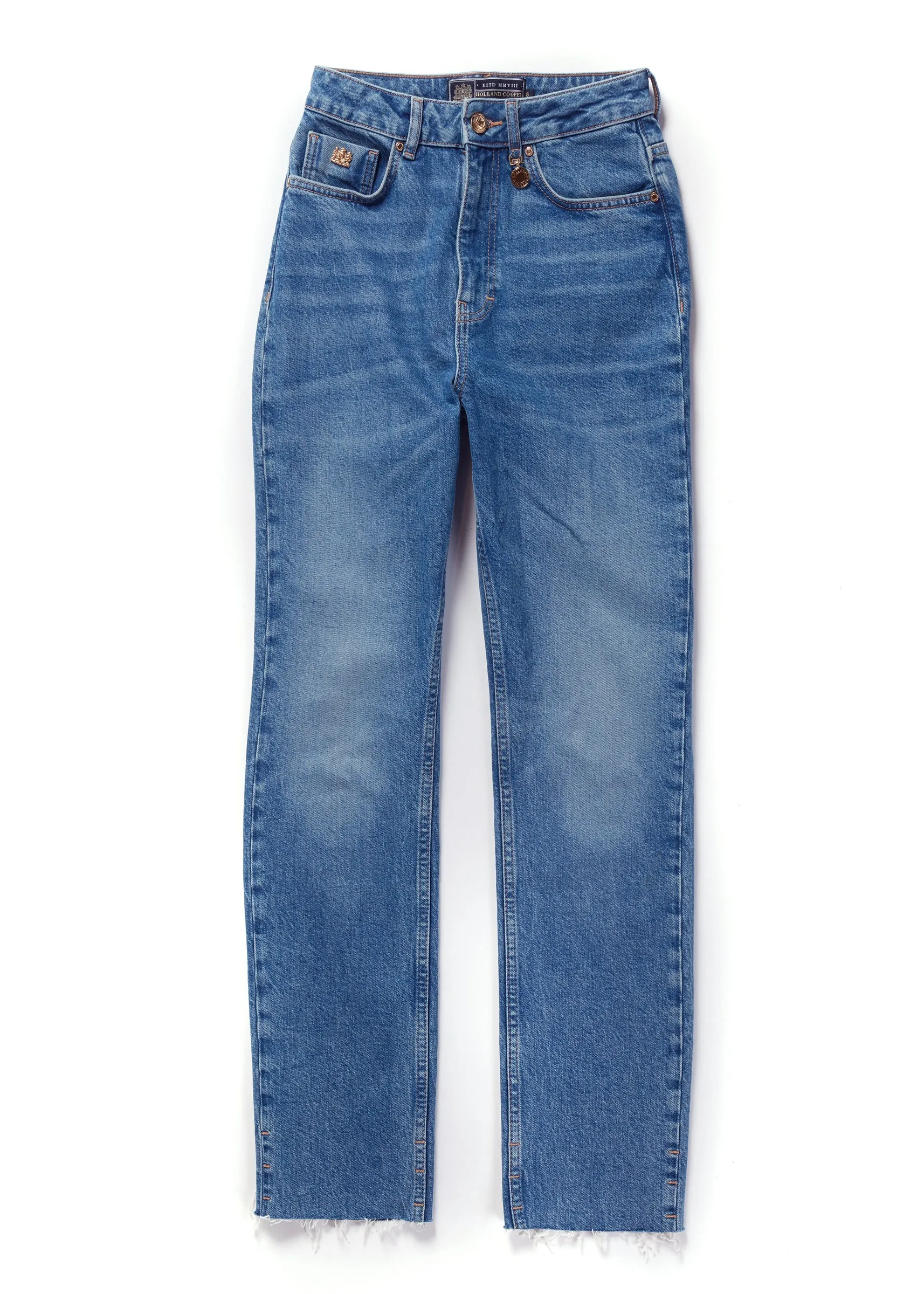 High Rise Slim Jean (True Indigo)
