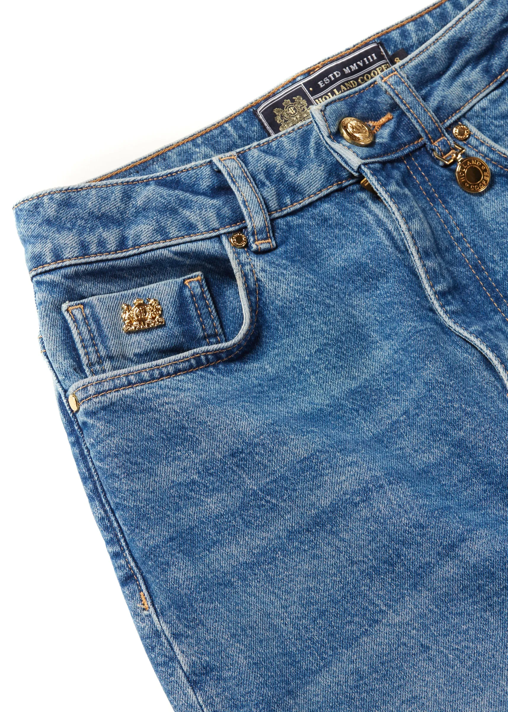 High Rise Slim Jean (True Indigo)