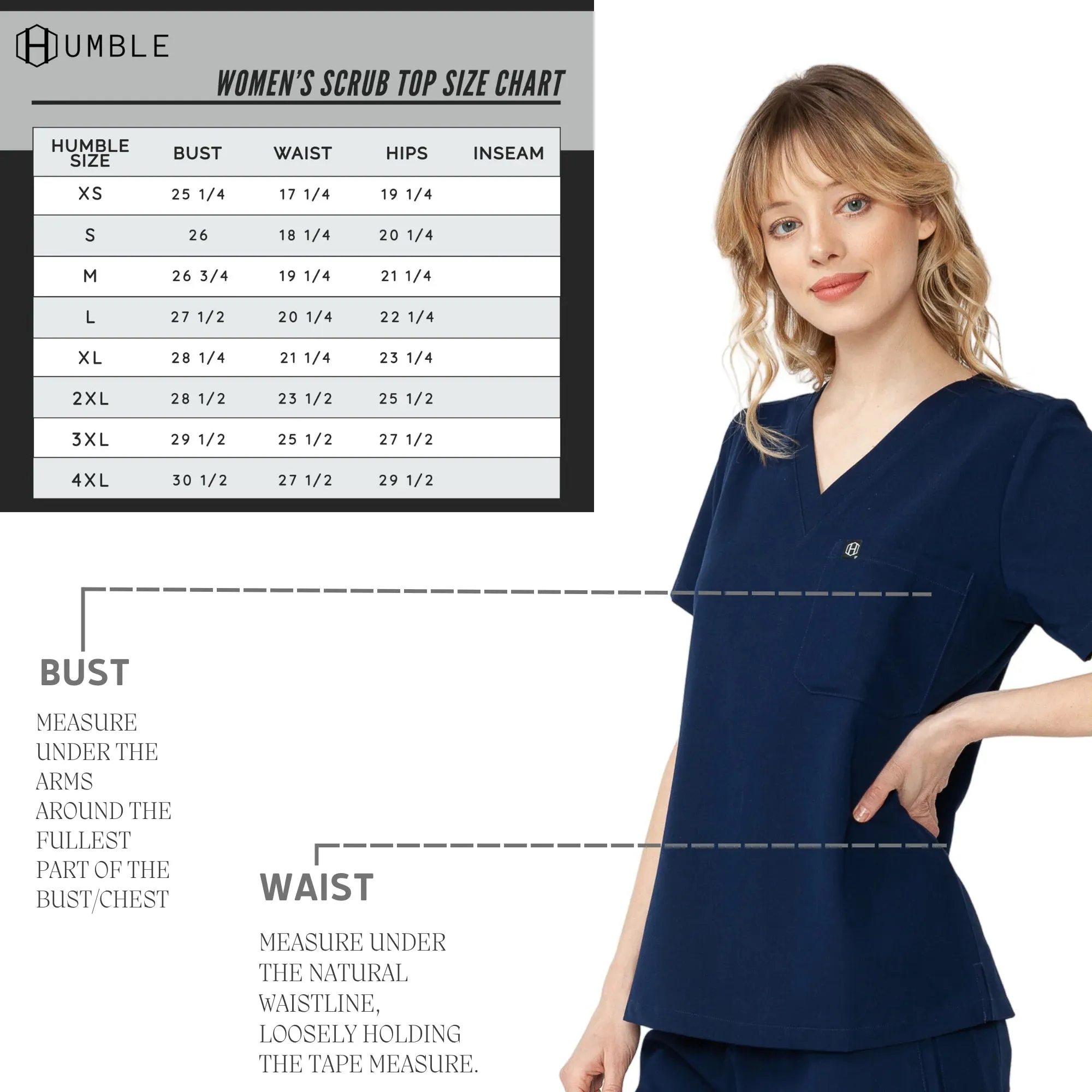 Humble Women's Scrub Top