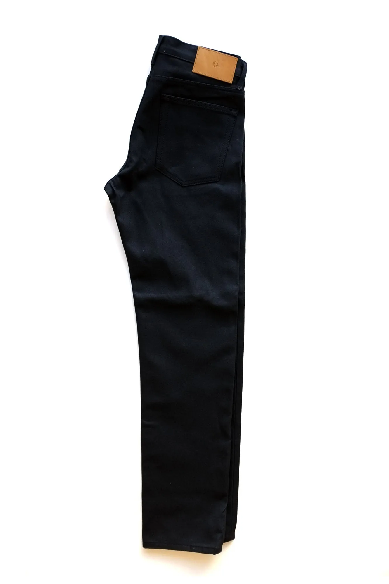 Japanese Jet Black | Slim Straight Selvedge Denim