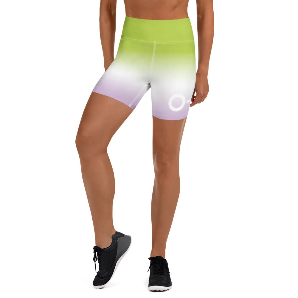 Key Lime Pie For Breakfast Women's Yoga ShortsYoga Shorts