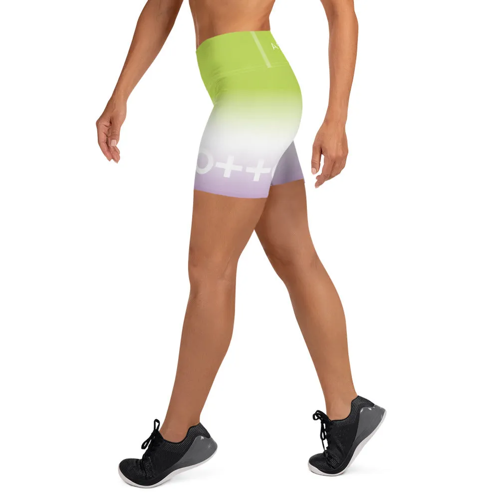 Key Lime Pie For Breakfast Women's Yoga ShortsYoga Shorts
