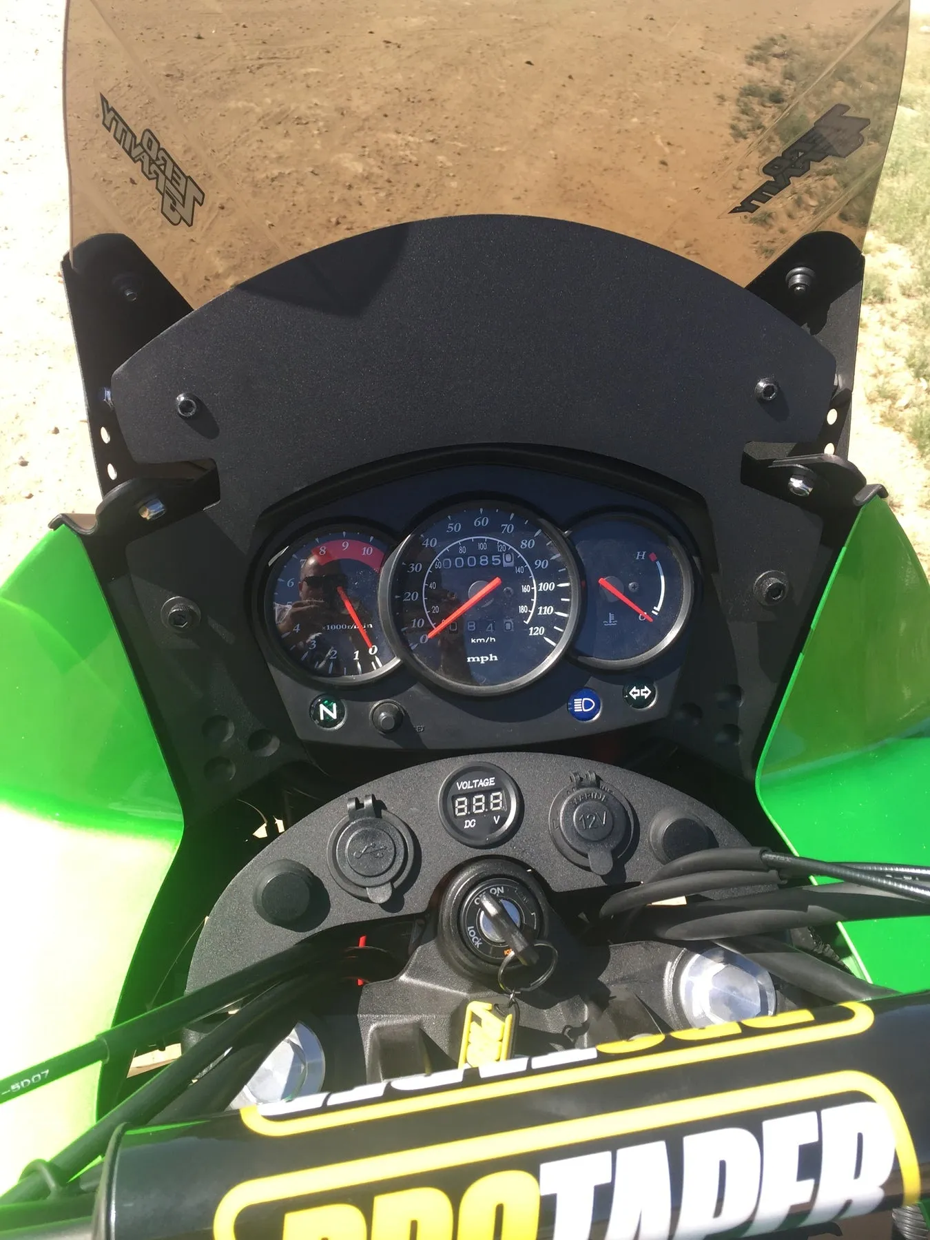 KLRDASH Loaded Lower Dash Kit for Kawasaki KLR 650-(2008-2018)