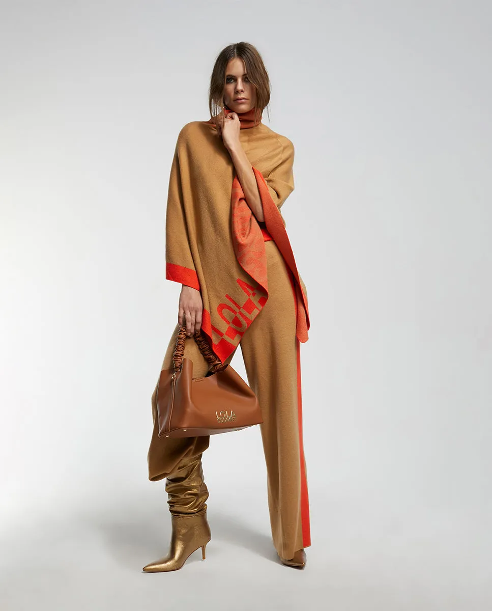 Knit cape