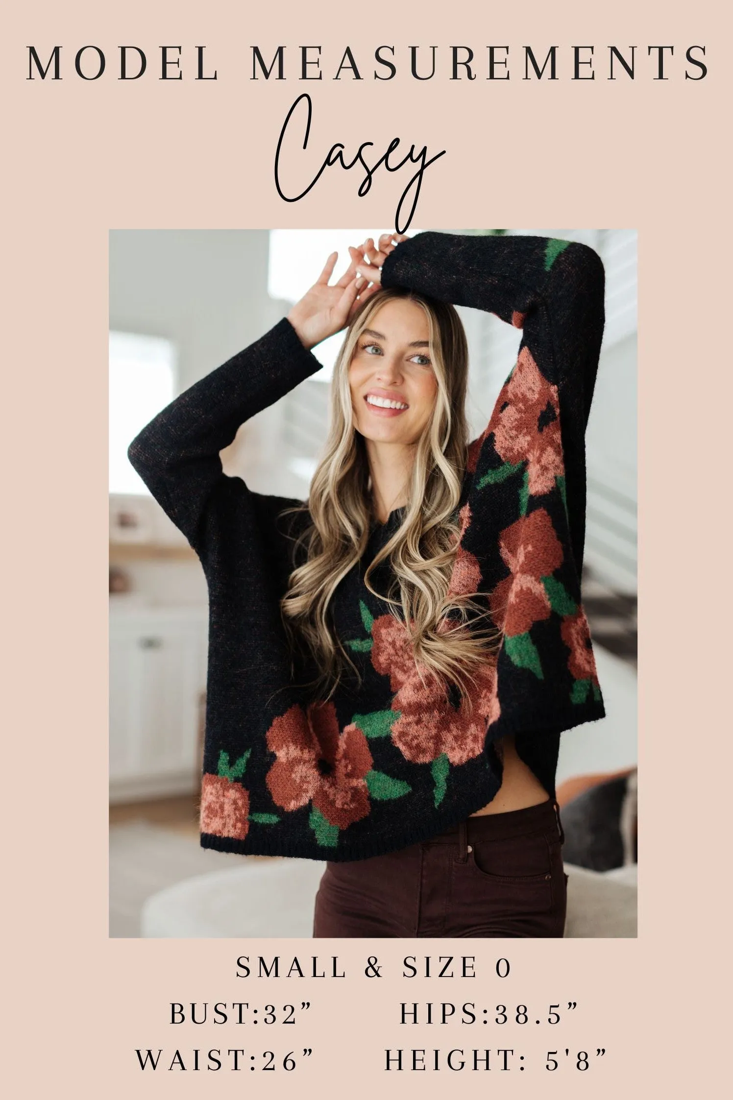 Lizzy Top in Navy and Teal Multi