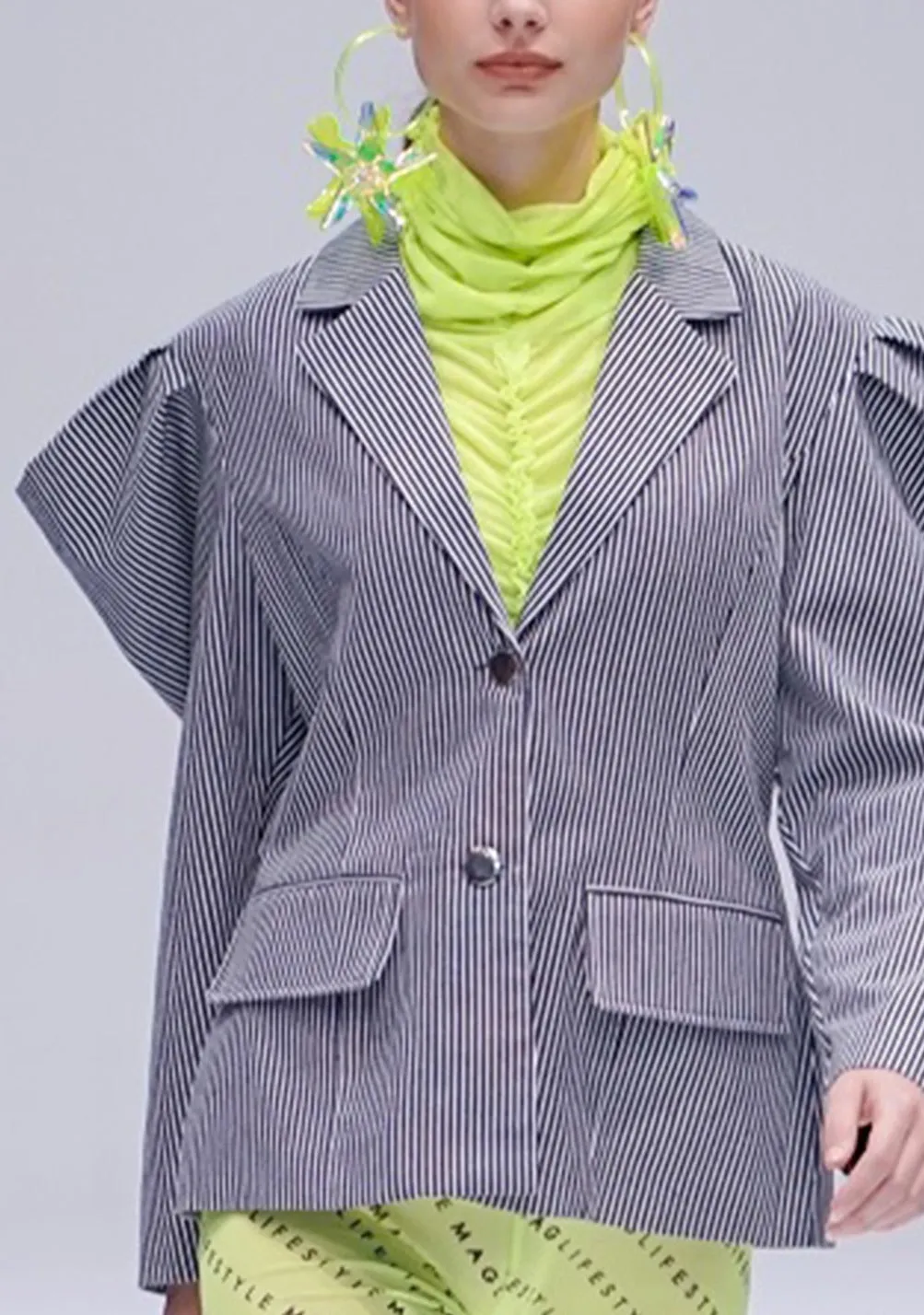 Maglifestyle Neon Ruched Top