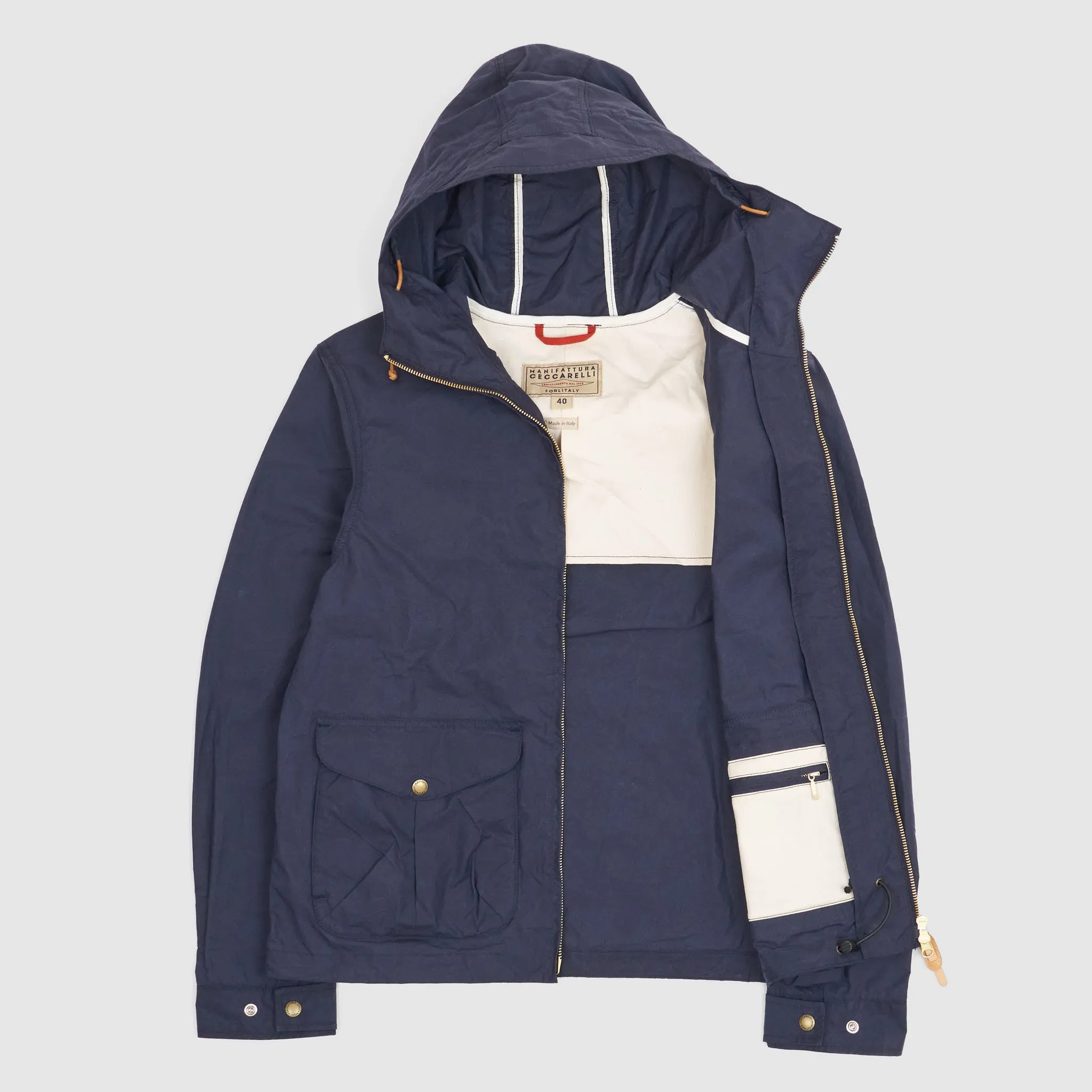 Manifattura Ceccarelli Waterresistant Lightweight Anorak Jacket