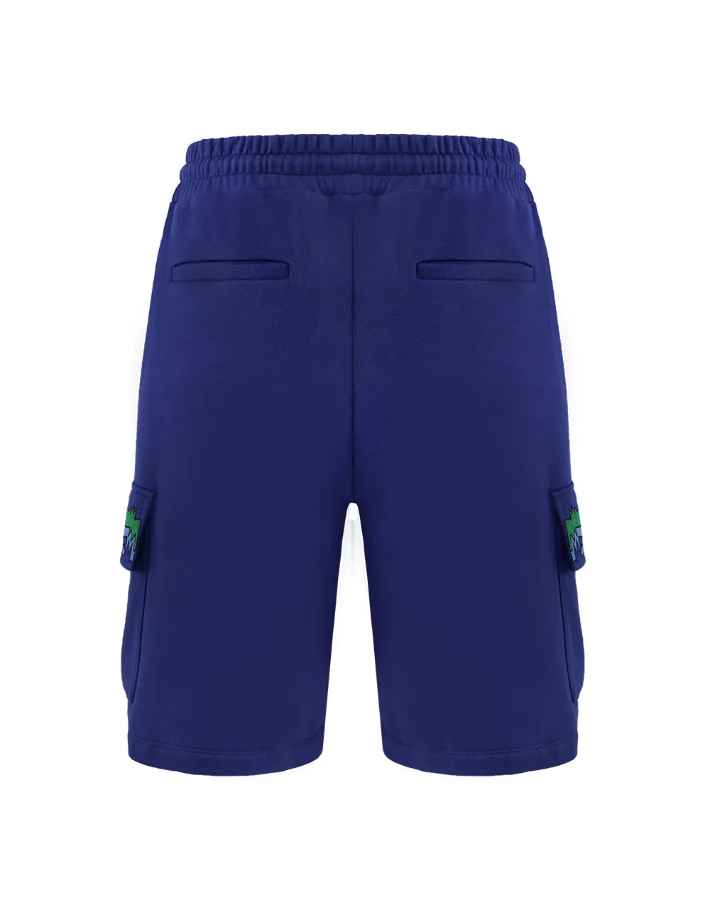 MARK FAST MEN CASUAL SHORTS WITH MF PATTERN