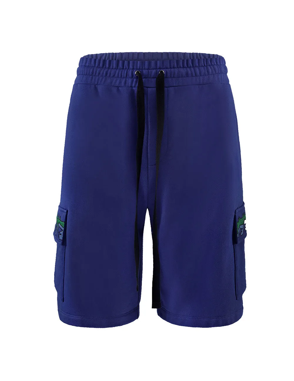 MARK FAST MEN CASUAL SHORTS WITH MF PATTERN