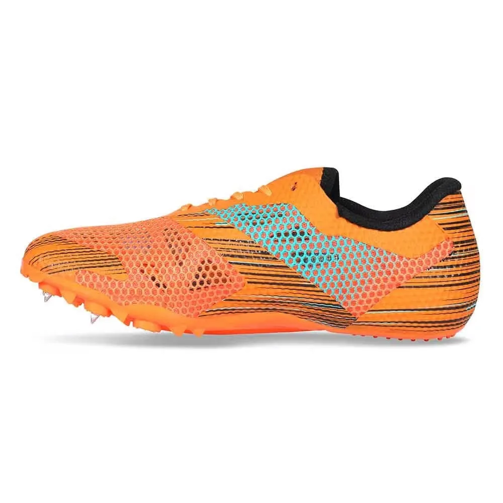 NIVIA TF-100 Track and Field Spikes Running Athletic Shoes (Orange)