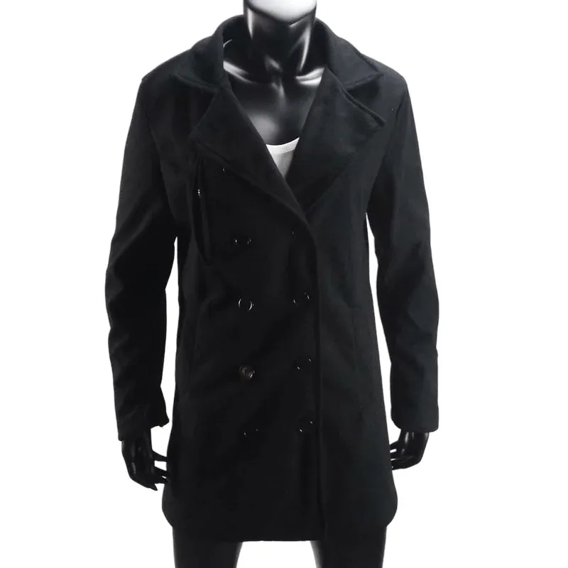 Outerwears Winter Damen Trenchcoat Zweireihig mit Futter Europäische Größe Mäntel Revers Lässige Lange Jacke Damenbekleidung