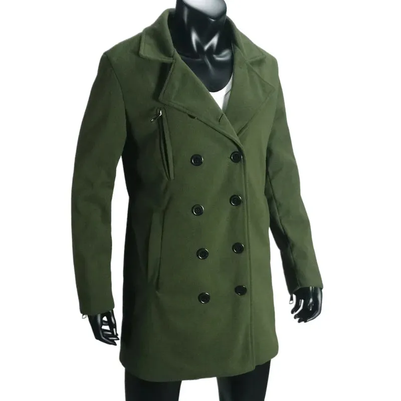 Outerwears Winter Damen Trenchcoat Zweireihig mit Futter Europäische Größe Mäntel Revers Lässige Lange Jacke Damenbekleidung