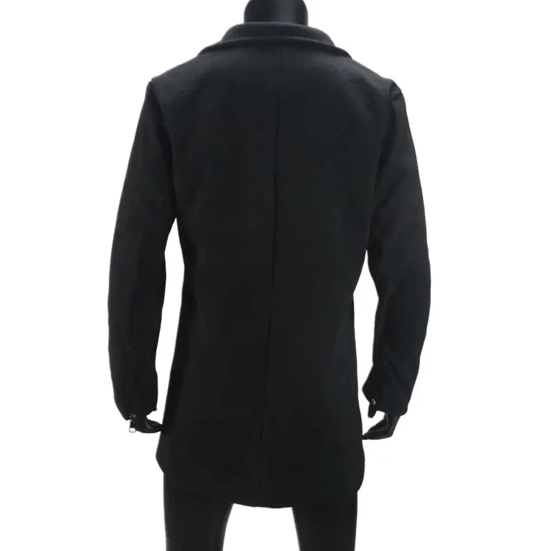 Outerwears Winter Damen Trenchcoat Zweireihig mit Futter Europäische Größe Mäntel Revers Lässige Lange Jacke Damenbekleidung