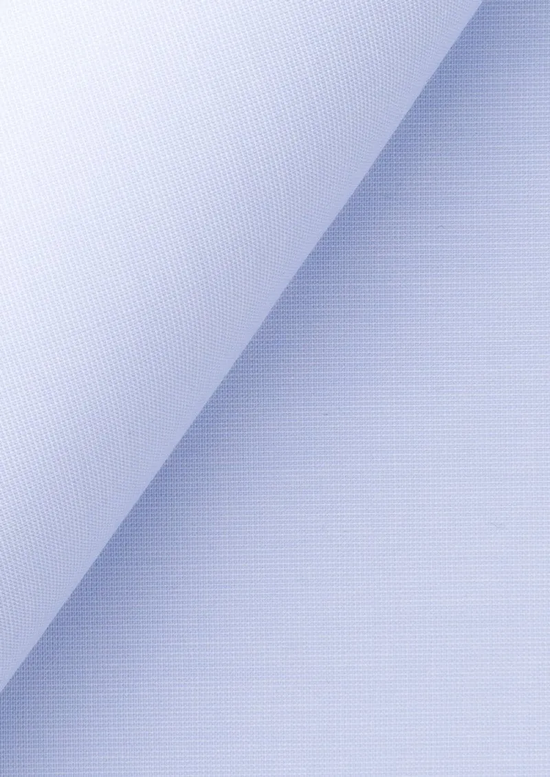 Pale Blue Cotton Broadcloth Shirt