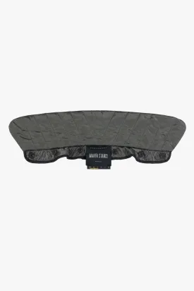 Quilted Collar - Anthracite / Jet Black