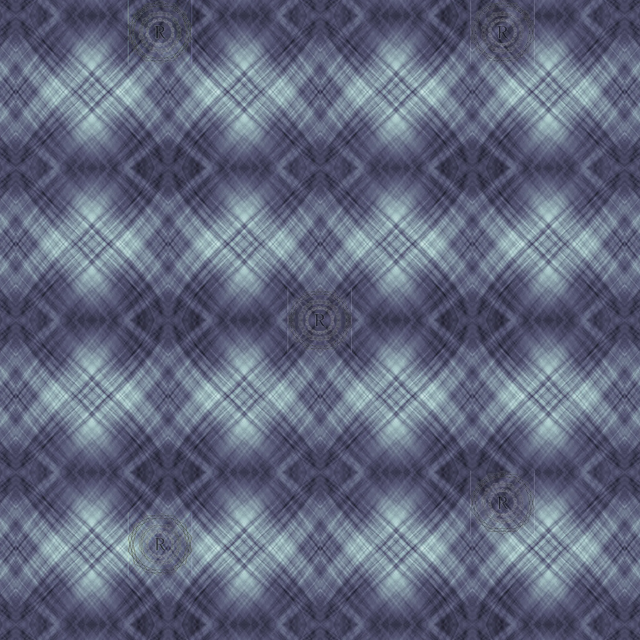 Recursia Argyle Rewired I Leggings With Pockets In Blue