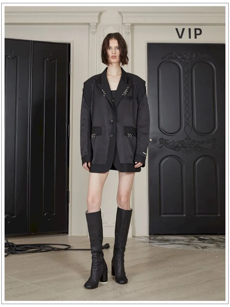 Ring-button trimmed suits【s0000006796】