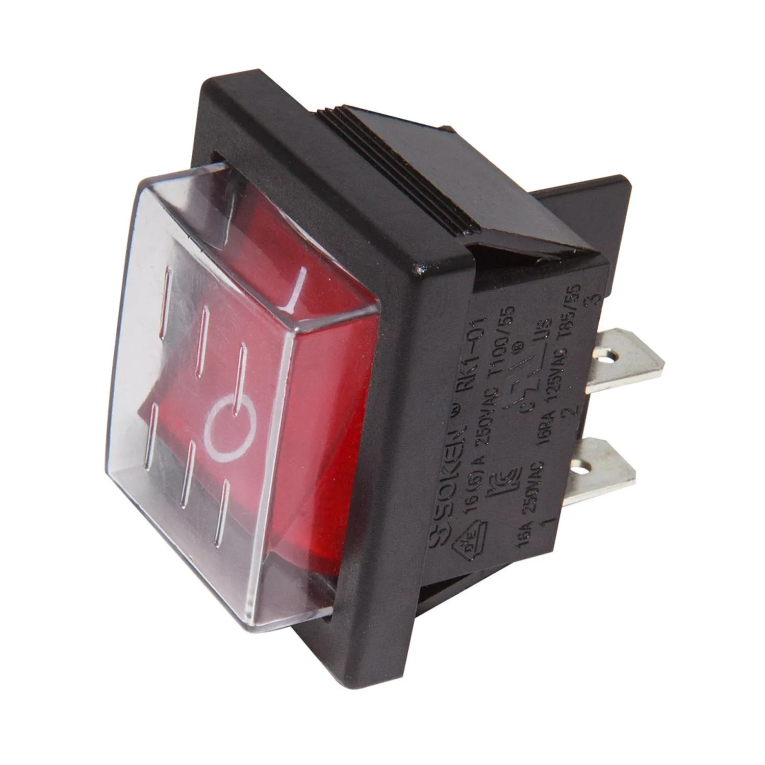 Rocker Power Switch | 4 Pins Rocker On/Off Switch for Kitchen Equipment
