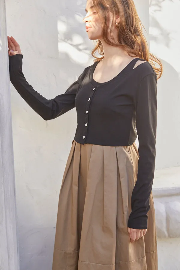 Rosalia cardigan   <br> -BLK-