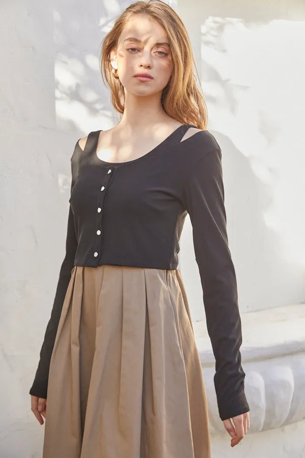 Rosalia cardigan   <br> -BLK-