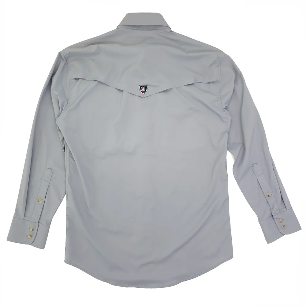 Schaefer RangeTek Button Down Long Sleeve - Charcoal