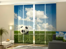Sliding Panel Curtain Ball on a Football Pitch