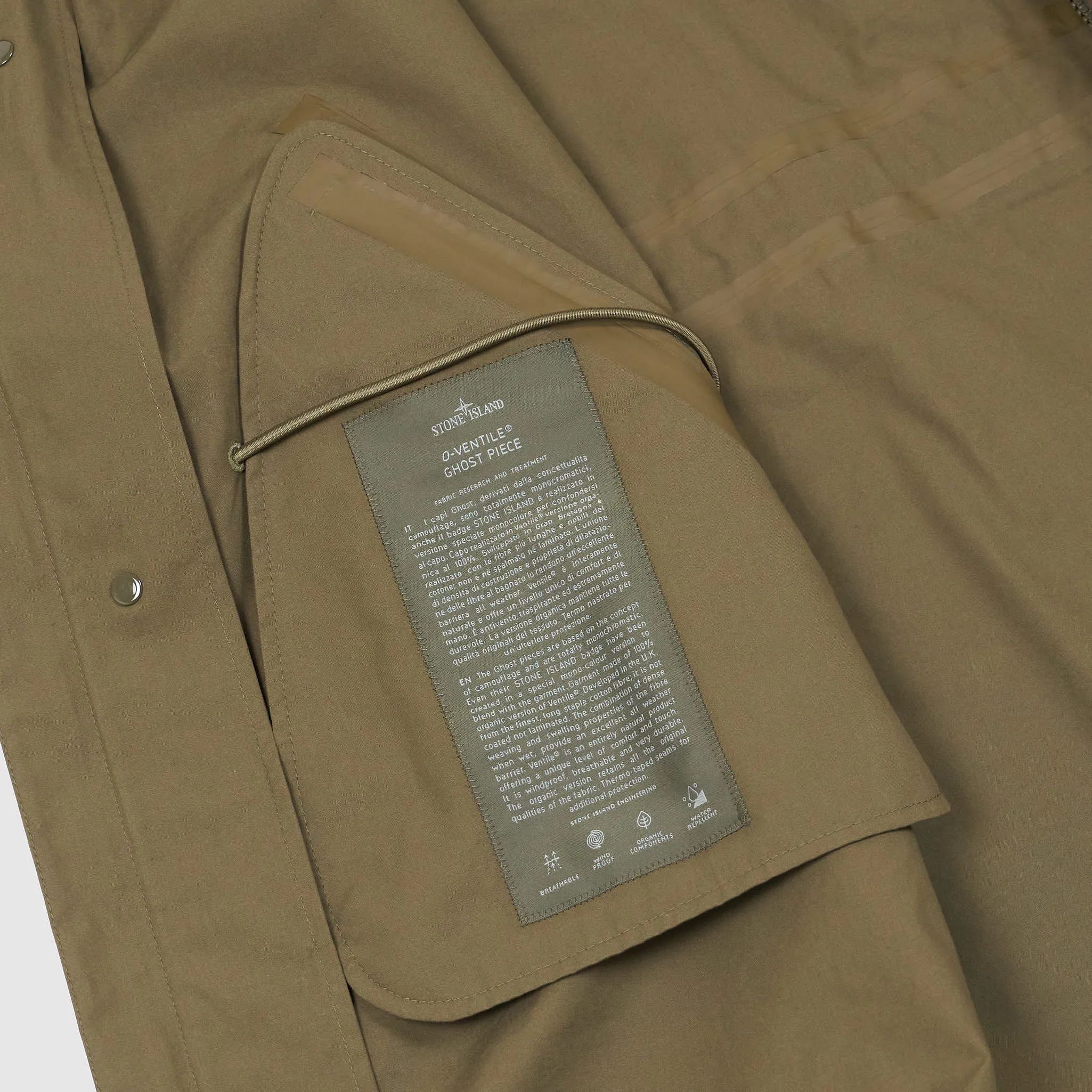 Stone Island Ghost Piece VENTILE® Fish Tail Parka