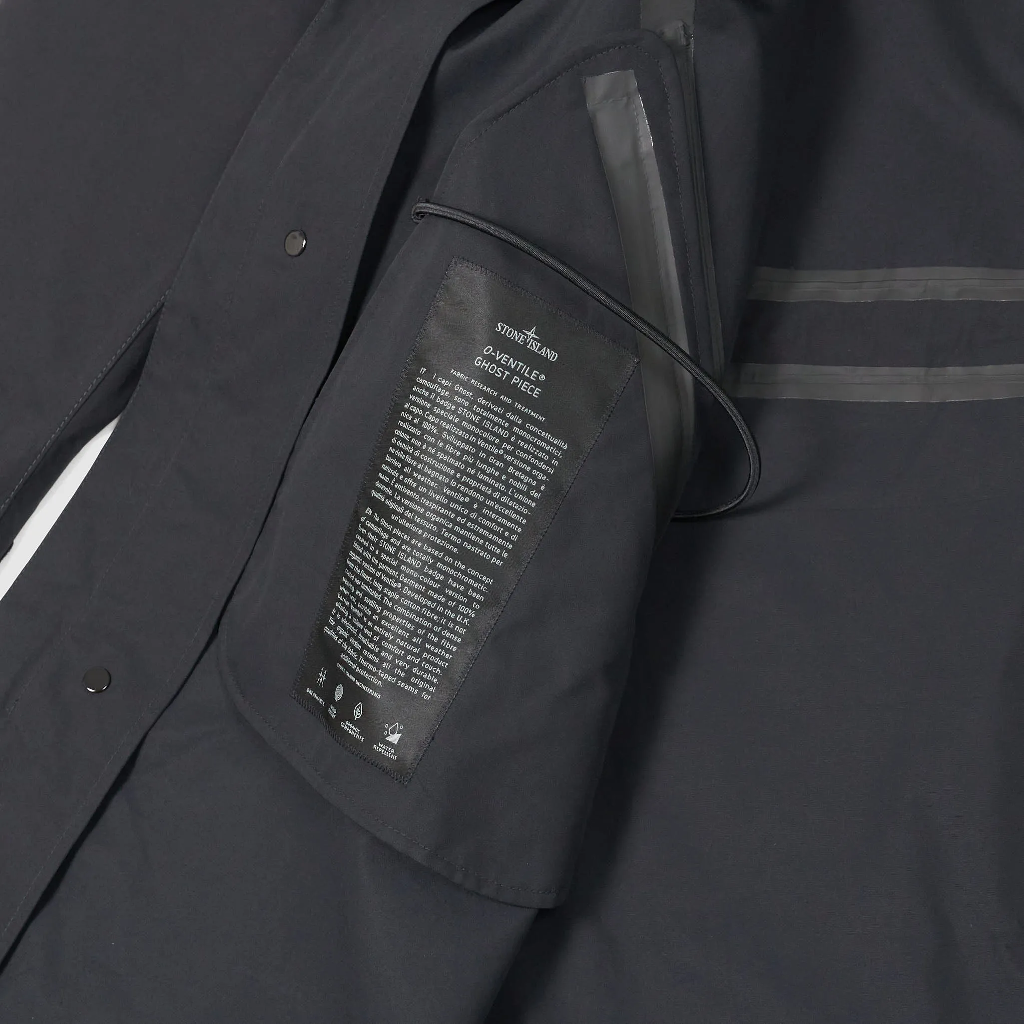 Stone Island Ghost Piece VENTILE® Fish Tail Parka