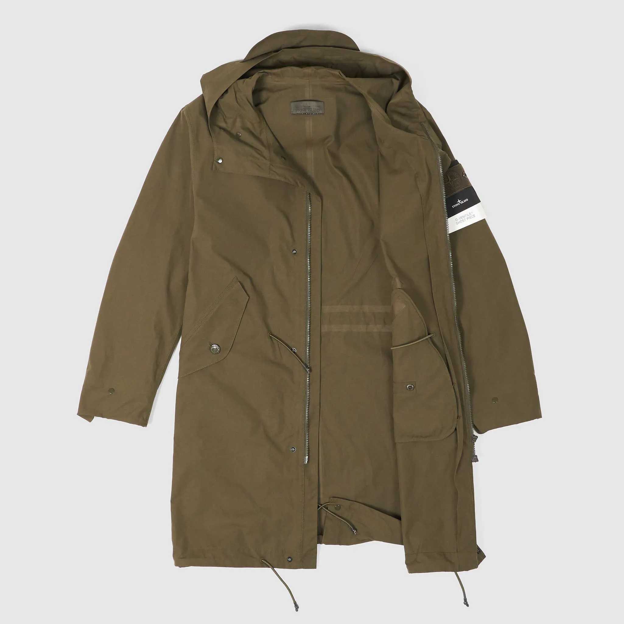 Stone Island Ghost Piece VENTILE® Fish Tail Parka