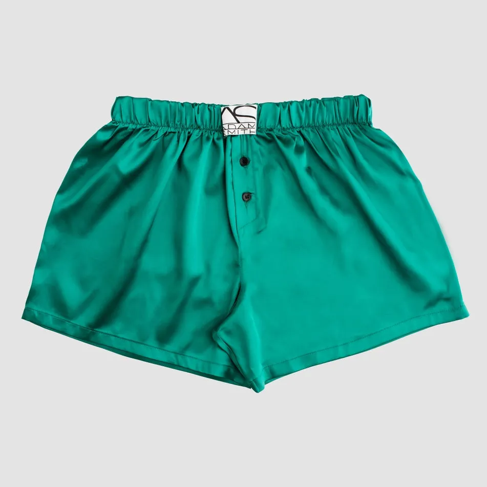 What a Sweetheart Silky Pouch Boxers in Green