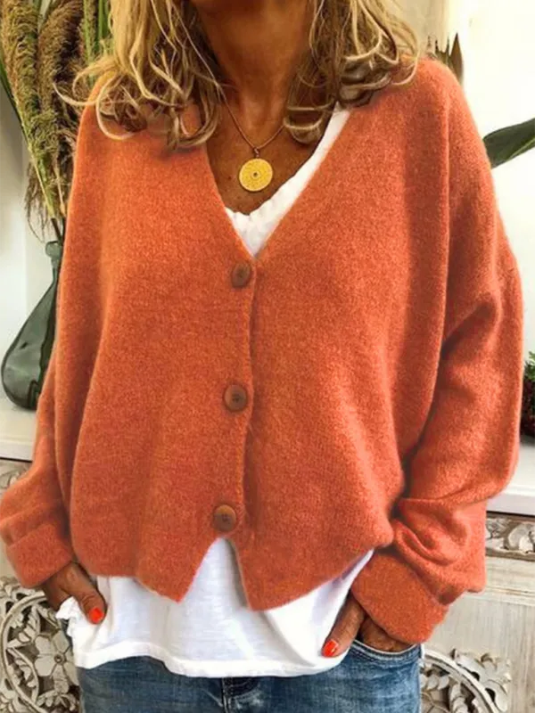 Women's Fashion Loose Sweater Cardigan
