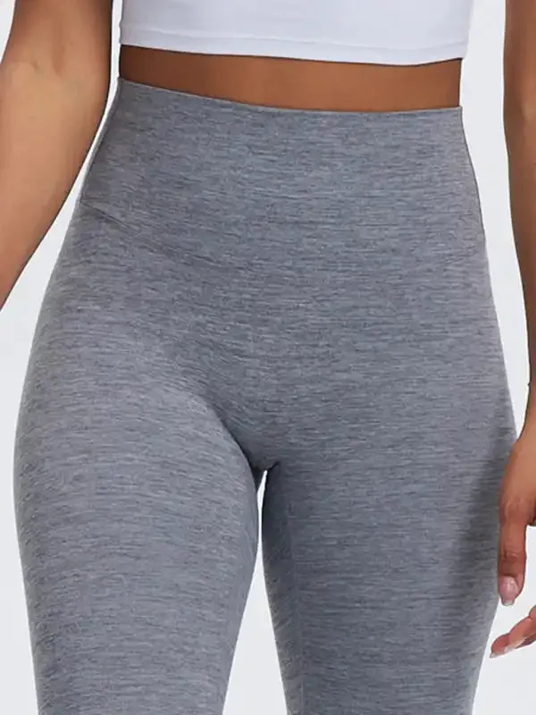 Women’s Leggings - Fashionable sports yoga pants with high waist, tummy control and butt lift, peach butt fitness pants