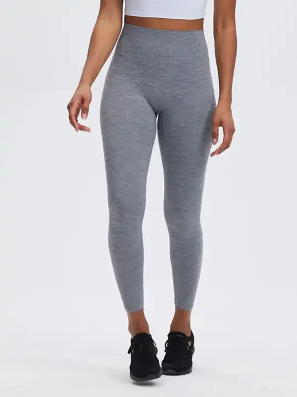 Women’s Leggings - Fashionable sports yoga pants with high waist, tummy control and butt lift, peach butt fitness pants