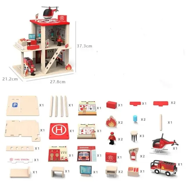 Wooden FireStation