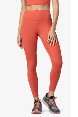 W's Maipo 7/8 Stash Tights - Pimento Red. 24